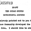 Cuban Missile Crisis Operational Aspects