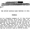 Soviet Venture in Cuba