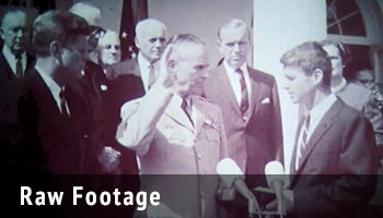 Raw historical film footage from the archives.